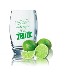Gingläser Am Ende ergibt alles einen GIN