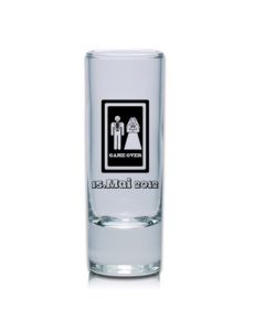 Wodkastange 6cl mit Druck