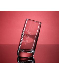 Schnapsglas PISA Gravur Wunschtext
