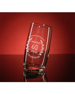 Longdrinkglas PISA mit Gravur Geburtstag