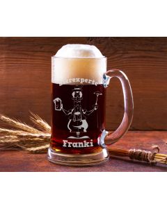 Bierkrug Icon 0,5L mit gravur Geburtstag