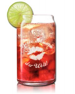 Longdrinkglas Can 47cl mit Gravur Wunschtext