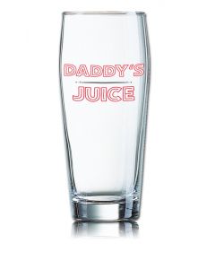 Lustiges Bierglas Willibecher 0,5L - DADDY`S JUICE