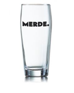 Lustiges Bierglas Willibecher 0,5L - MERDE.