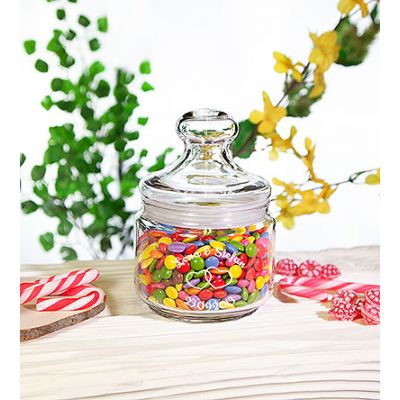 Bonbonglas, Naschtopf Candy breit 50cl gravieren Hochzeit Liebesbotschaft