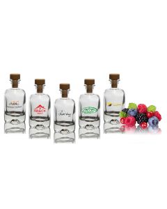 Probierflasche Mini Flachmann 50ml Mini Schnapsflasche bedruckt