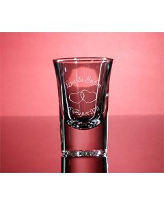 Schnapsglas Gravur Hochzeit