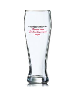 Lustiges Bierglas Weizenbierglas Bayern 0,5L - BEZIEHUNGSSTATUS: Ich muss keine Weihnachtsgeschenke kaufen.